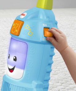 Fisher-Price Laugh & Learn Toddler Toy Light-Up Learning Vacuum Musical Push Along For Pretend Play Ages 1+ Years 21 71IdXk1aasL 1