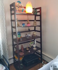 SIMPLIHOME Bedford SOLID WOOD Universal TV Media Stand, 53.9 inch Wide, Living Room Entertainment Center, Storage Cabinet with Glass Doors, for Flat Screen TVs up to 60 inches in Dark Tobacco Brown 38 71Idtq9lreL