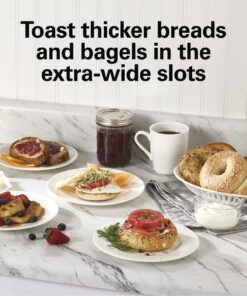 Alternative view of Hamilton Beach 2 Slice Toaster with Extra Wide Slots, Shade Selector, Auto-Shutoff, Cancel Button and Toast Boost, Red