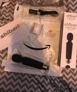 Shibari Mini Halo Vibrator, Wand Massager Vibe, Cordless, Quiet, High Power & Waterproof, Vibration Clitoris Stimulation, Adult Sex Toys, Personal Vibrator for Women, Sex Vibrators (Black) Black 42 71Iff1TQGL