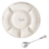 Mud Pie, White Taco Bar Condiment Serving Platter One Size 46 71IgXX0XlZL
