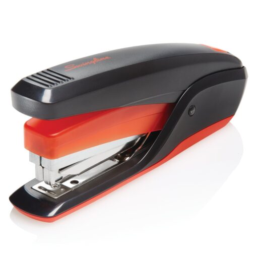 Swingline Stapler, Quick Touch Reduced Effort Stapling, Full Strip, 20 Sheets, Black/Red (S7064507)