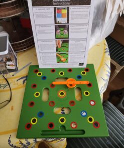 Seeding Square - Seed Spacer Tool for Maximum Harvest, Organized Plants & Less Weeds - Square Foot Garden Includes Color Coded Templates, Magnetic Dibber, Ruler, Spoon & Planting Guide 33 71IhbYIleKL 3