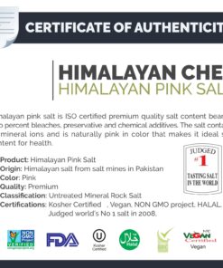Himalayan Chef Pink Salt Fine Grain, 8 oz 8 Ounce (Pack of 1) 17 71Ihv6jkidL