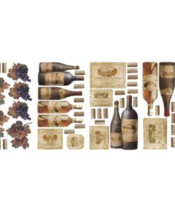 Alternative view of RoomMates RMK1257SCS Wine Tasting Peel and Stick Wall Decals 8 Inch