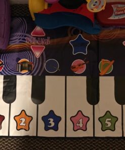 Piano Mat for Kids, 10 Selectable Sounds + Play -Record -Playback -Demo-mode, Heavy Duty Material Piano Mat 19 71IjaK2w1L 1