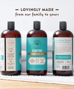 Rocco & Roxie Dog Shampoo and Conditioner - Soothe Oatmeal Shampoo for Itch Relief, Calm Hypoallergenic Shampoo for Sensitive Skin, and Shine Argan Oil Pet Wash - Puppy Bathing Supplies 16 oz 18 71IjyTyk1vL