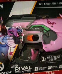 Overwatch D.Va Nerf Rival Blaster with 3 Overwatch Rival Rounds Standard 38 71IkQ8J3kTL