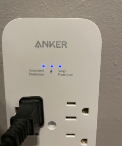 Anker Outlet Extender and USB Wall Charger, 6 Outlets and 2 USB Ports, 20W USB C Power Delivery High-Speed Charging iPhone 15/15 Plus/15 Pro/15 Pro Max, Multi-Plug for Dorm, Home, and Office, White 31 71IkUzeFKtL