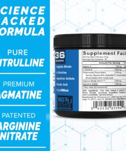 PEScience High Volume Nitric Oxide Booster Pump Pre Workout Powder, Black Cherry, 36 Scoops, Caffeine Free 8 71IlKtlfGL