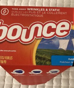 Bounce Dryer Sheets Laundry Fabric Softener, Outdoor Fresh, 240 Count Dryer Sheets, 240 count 38 71IlNMs WlL
