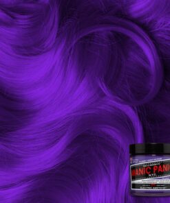 MANIC PANIC Electric Amethyst Purple Hair Dye - Classic High Voltage - Semi Permanent Bright Purple Hair Color With Violet And Blue Undertones - Vegan, PPD & Ammonia Free (4oz) 4 Fl Oz (Pack of 1) 27 71ImABqMnrL 2
