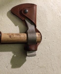 CRKT Woods Chogan Tomahawk Sheath: Full Grained Leather, Multiple Snaps, Belt Loops for Secure Carry of T-Hawk, for Use 2730 D2730 31 71ImctiK8KL