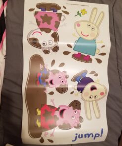 RoomMates RMK3183SCS Peppa The Pig Peel and Stick Wall Decals 51 71ImfI94a6L