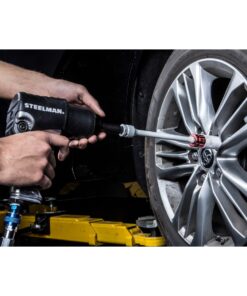 Steelman 1/2-Inch Drive 100 ft-lb Torque Extension for Impact Wrench, 8-inch Extension, Corrosion-Resistant Powder-Coated Steel, Gray 10 71ImmFrtwDL