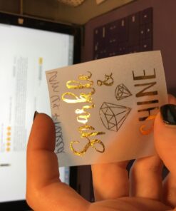 iCraft Deco Foil, 5 Transfer Sheets, 6" x 12", Gold 23 71Imwe1NJkL