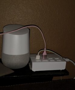 USB Charger, HITRENDS 8 Ports Charging Station 60W/12A Multi Port USB Charging Hub for Multiple Devices (5ft Cord, White) 31 71IoJWWr47L