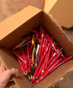 DG Collection (5lb Box Approx. 200-250 pens) Assorted Retractable Ballpoint Pens Office Ink Pen Supplies Big Bulk Lot 44 71IprLbvNgL