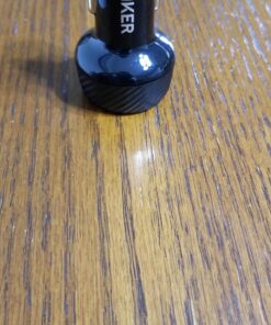 Anker 24W 4.8A Car Charger, 2-Port Ultra-Compact PowerDrive 2 Elite with PowerIQ Technology and LED for iPhone XS/Max/XR/X/8/7/6/Plus, iPad Pro/Air/Mini, Galaxy Note/S Series, LG, Nexus, HTC, and More Black 70 71IqStxowEL