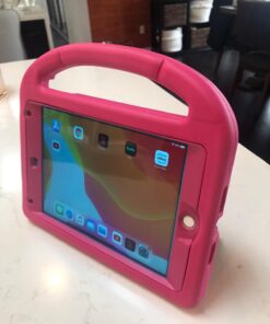 BMOUO Kids Case for iPad Mini 4/iPad Mini 5, iPad Mini 4/5 Case - Built-in Screen Protector, Shockproof Handle Convertible Stand Kids Case for iPad Mini 5th/4th Generation 7.9", Rose 31 71IqsK25bPL