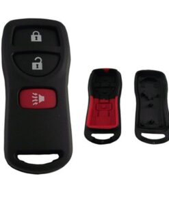 KEMANI Car Key Case for 2004-2009 Nissan Quest 5 Button Keyless Remote Entry Fob Shell with Button pad Replacement 12 71IrvI zxZL
