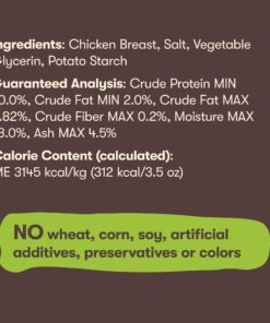 Pet 'n Shape Chik 'n Breast Jerky Dog Treats - 1 Pound Chicken 1 Pound (Pack of 1) 18 71Irwvb19L