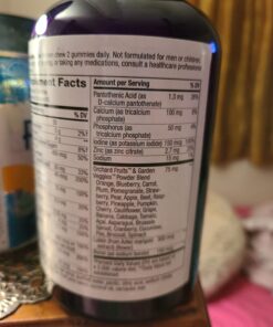 Nature's Way Alive! Women’s 50+ Daily Gummy Multivitamin, Supports Multiple Body Systems*, Supports Healthy Heart, Brain & Bones*, B-Vitamins, Mixed Berry Flavored, 130 Gummies (Packaging May Vary) 130 Count (Pack of 1) 33 71ItVx4s5OL 1