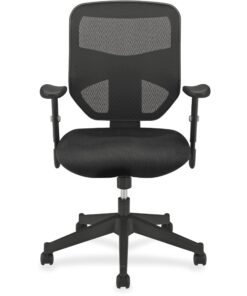 HON Prominent High Back Work Mesh Computer Chair for Office Desk, (HVL531), Swivel-Tilt, Black Fabric Office Chair 25 71ItXuG20pL
