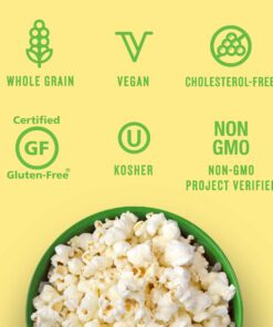 Angie's BOOMCHICKAPOP Sea Salt Popcorn, 0.6 oz. (Pack of 24) Sea-Salt 12 71ItfQL0TkL