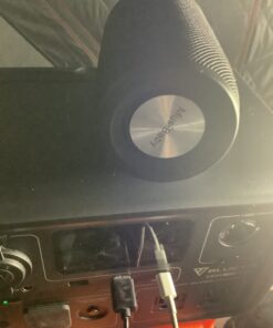 MusiBaby M68 Wireless Bluetooth Speaker, Portable, Waterproof, 1500 Minute Playtime, Dual Pairing, 360 Stereo Sound, Amazing Bass, Black 50 71ItiGdlfL