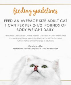 Purina Fancy Feast Gravy Lovers - 3 oz. Can Chicken Hearts & Liver 3.00 Ounce (Pack of 24) 21 71IuWWLrBdL