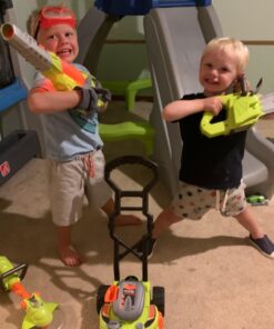 CP Toys 6-in-1 Kids Gardening Set, Includes Kids Leaf Blower, Kids Lawn Mower, Weed Trimmer and Chainsaw, Realistic Action and Sound Effects, Outdoor Toy for Kids Ages 3 Years Plus 20 71IvN 6RU L