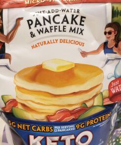 Keto Pancake & Waffle Mix by Birch Benders, High Protein, Gluten-free, Made with Almond, Just Add Water, 10 oz (Pack of 3) 10 Ounce (Pack of 3) 50 71IvTxVf1KL