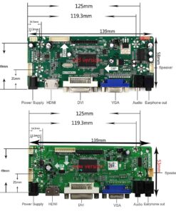 HD-MI VGA DVI Audio LVDs Controller Board 30 pin for 17" 19" 1280x1024 M170EG01 M170EN01 M170EN06 M170ETN01 1 LCD Gaming Screen Panel 28 71IwCBTUJAL
