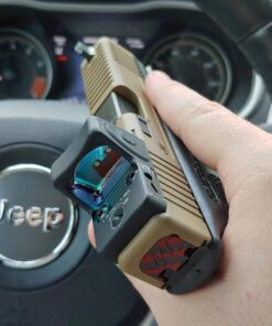 Trijicon Glock Suppressor Night Sight Set, White Front/White Rear with Green Front Lamp & Orange Rear Lamps 44 71IyROz0pML