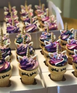 Nifty Ice Cream Cone Cupcake Baking Rack – Holds up to 12 Medium & Large Cupcake Cones, Non-Stick, Dishwasher Safe, Use for Baking, Cooling & Serving Treats 45 71IydvTlRDL 2