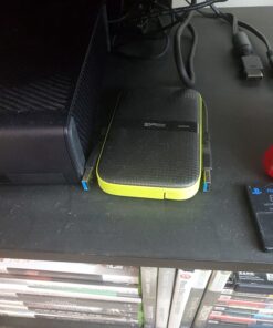 SP Silicon Power 2TB Rugged Portable External Hard Drive Armor A60 Shockproof USB 3.1 Gen1 for PC Mac Xbox and PS4 Black Black-Green 67 71IykJ0vdL