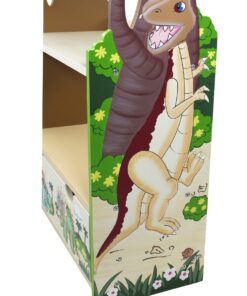 Fantasy Fields - Baby Bookshelf and Toy Storage, Wooden 3-Tier Shelf Kids Bookshelf with 1 Drawers Storage, Dinosaur Kingdom Thematic Kids Imagination Inspiring, Kids Furniture Bookcases, 38" H 20 71IyzwqN1 L