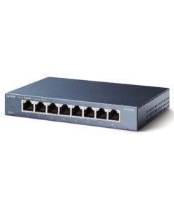 Alternative view of TP-Link TL-SG108 8 Port Gigabit Unmanaged Ethernet Network Switch, Ethernet Splitter Plug & Play Fanless Metal Design Shielded Ports Traffic Optimization
