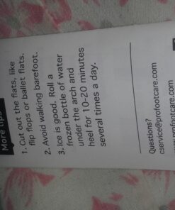 PROFOOT Orthotic Insoles for Plantar Fasciitis & Heel Pain, Women's 6-10, Gel Heel Shock Absorbing Insoles to Help Reduce Pain & Stress, Foot Care Arch Support Inserts for Shoes 1 Pair 35 71IzTzk2L