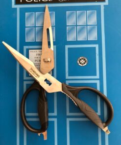 Kitchen Shears, TANSUNG Kitchen Scissors Heavy Duty Dishwasher Safe Food Scissors, Multipurpose Scissors Stainless Steel Kitchen Scissors for Chicken, Poultry, Vegetables, Meat, Fish, Herbs, BBQ Black 55 71IzV54qwlL