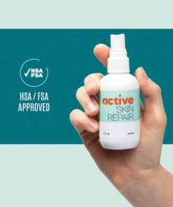 Active Skin Repair Spray - Natural & Non-Toxic First Aid Healing Ointment & Antiseptic Spray for Minor Cuts, Wounds, Scrapes, Rashes, Sunburns, and Other Skin Irritations (Single, 3 oz Spray) 3 Fl Oz (Pack of 1) 19 71Izjj1oh0L