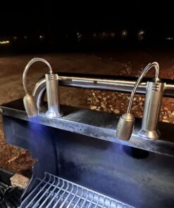 IMAGE Magnetic Ultra-Bright Barbecue Grill Light with Super Bright LED Lights, Magnetic Base Flexible Gooseneck BBQ Light for Grilling,Adjustable Any Gas,Charcoal,Electric Grill White- 1 Pair 38 71IzrFMhsAL