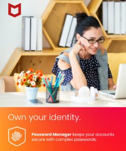 McAfee Internet Security | 3 Device | Antivirus Software | Password Manager | Key Card Mailed Keycard 3 Devices 9 71J Y4neMxL