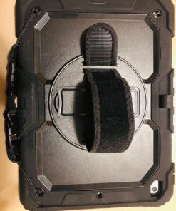 SEYMAC stock iPad 9th/ 8th/ 7th Generation Case 10.2’’, Shockproof with Screen Protector Pencil Holder 360° Rotating Hand Strap &Stand, for 10.2 inch 2021/2020/2019 (Black) Black+Back 52 71J0DcmIWxL