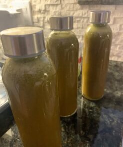 Brieftons Glass Water Bottles With Caps: Clear, 6 Pack, 18 Oz, Leakproof Lids, Premium Soda Lime, Best As Reusable Drinking Bottle, Sauce Jar, Juice Beverage Container, Kefir Kit, With Cleaning Brush 44 71J0T8pUytL