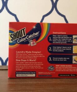Shout Color Catcher Sheets for Laundry, Maintains Clothes Original Colors, 72 Count 72 Count (Pack of 1) 42 71J4D51ShHL