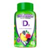 Vitafusion Vitamin D3 Gummy Vitamins for Bone and Immune System Support, Peach, Blackberry and Strawberry Flavored, 50 mcg Vitamin D, 75 Day Supply, 150 Count 150 Count (Pack of 1) 34 71J4sTv80yL