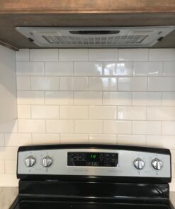 Broan Aluminum Power Pack Range Hood Insert, Exhaust Fan and Light Combo for Over Kitchen Stove, Silver, 6.0 Sones, 390 CFM 20.5-Inch 52 71J5xY1BvAL