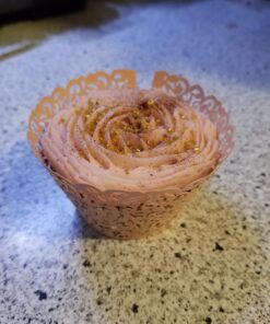 A&S Creavention Vine Cupcake Holders Filigree Vine Designed Decor Wrapper Wraps Cupcake Muffin Paper Holders - 50pcs (Pink) 1 Pink 34 71J7W0gUFCL 2